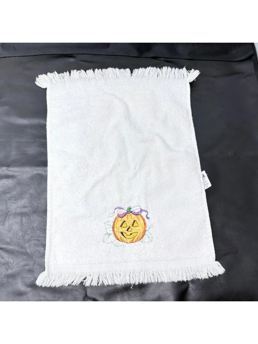 Vintage 3 Cannon Kitchen Tea Towels Halloween Pumpkin 11